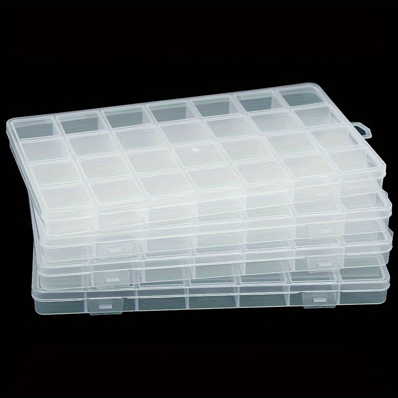 Small Clear Box Small Clear Container Mini Plastic Box Clear Plastic  Container With Lid Mini Box Small Clear Box Transparent Sturdy Durable PP  Glossy Wide Application Bead Box For 