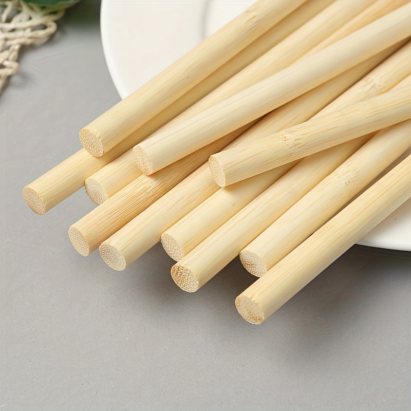 Dowel Rods Wood Sticks Wooden Dowel Rods - Unfinished Bamboo Sticks - For  Crafts And Diy Lovers - Temu Hungary