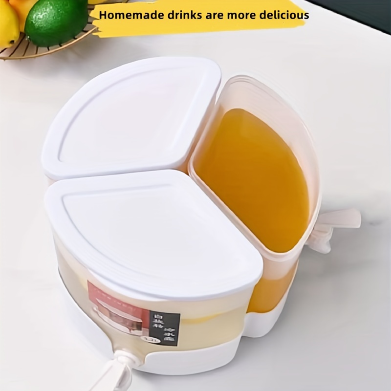 Kitchen Utensils Gadgets 3L Large ,Beverage Dispenser With Faucet Ice  Lemonade Juice Container With Lid,Fruit Teapot Lemonade Milk Bucket Drink