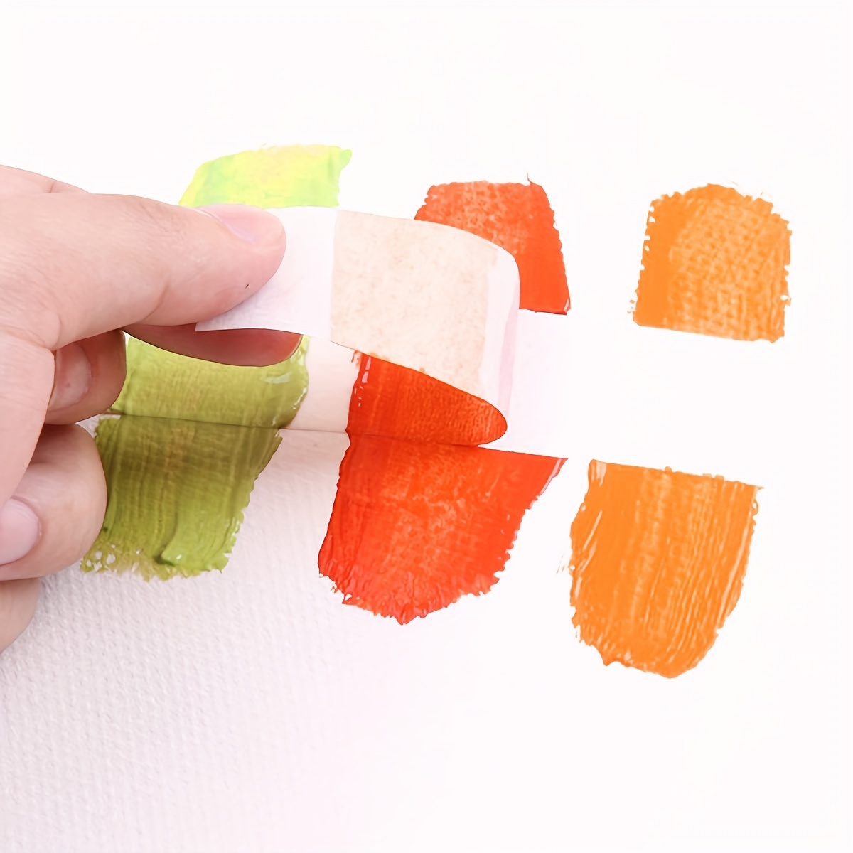 Diy Craft Adhesive Painting Paper Brush Paint Tape Writable - Temu