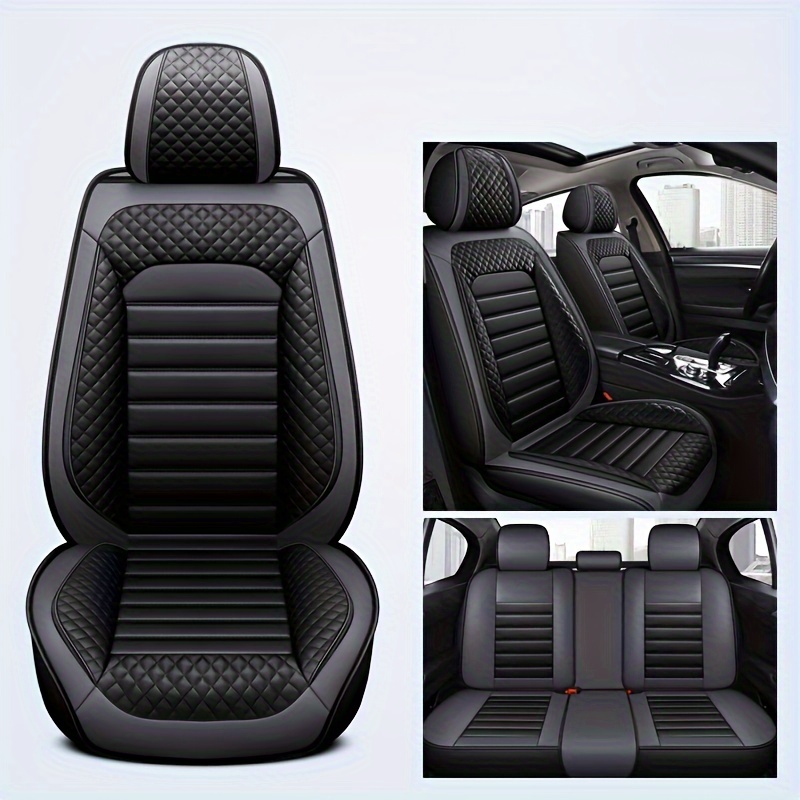 Luxury Car Seat Covers Universal Full Coverage All Faux - Temu New Zealand