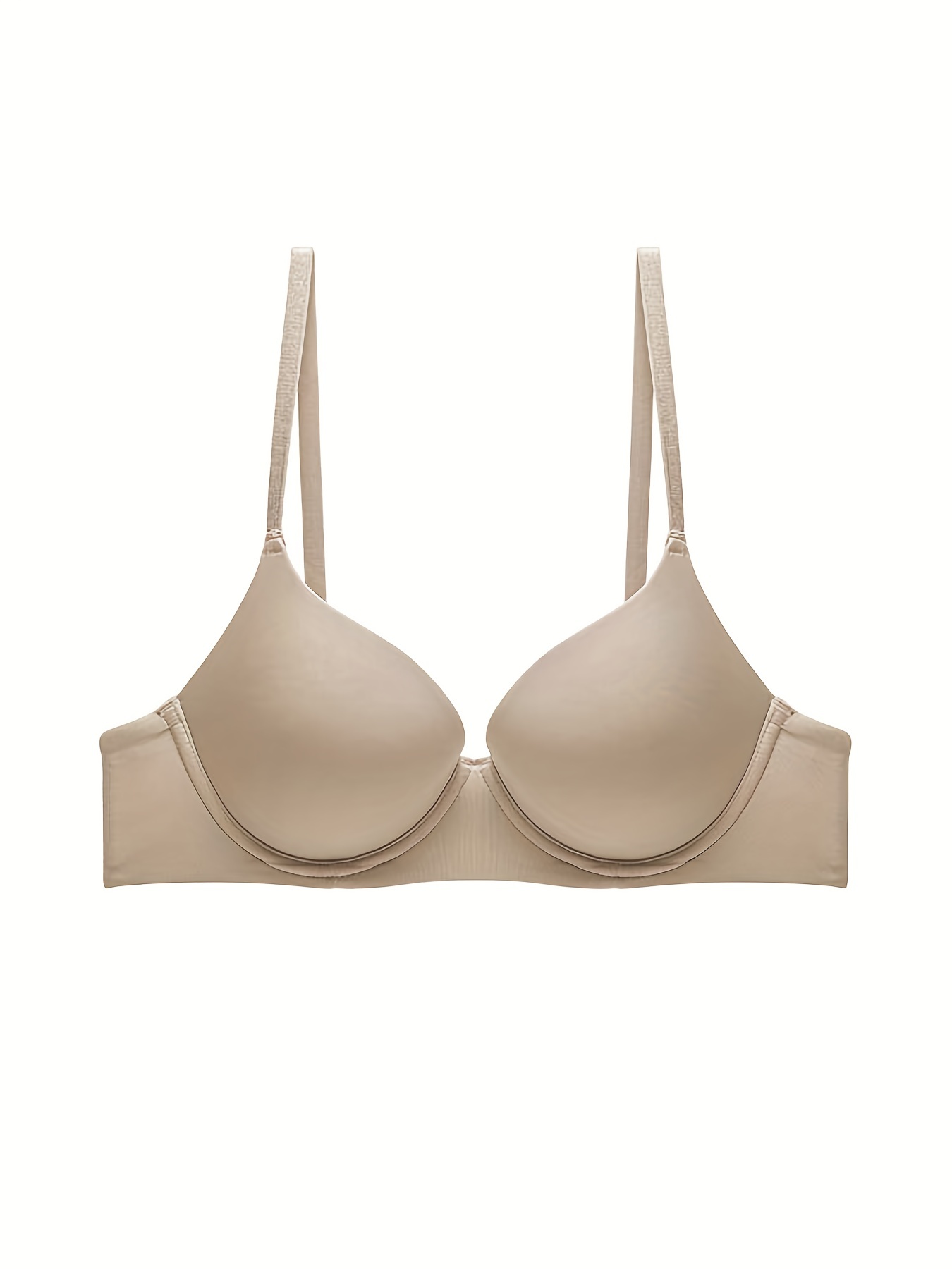 Glossy Thick Cup Everyday Bra Breathable Non slip Push - Temu