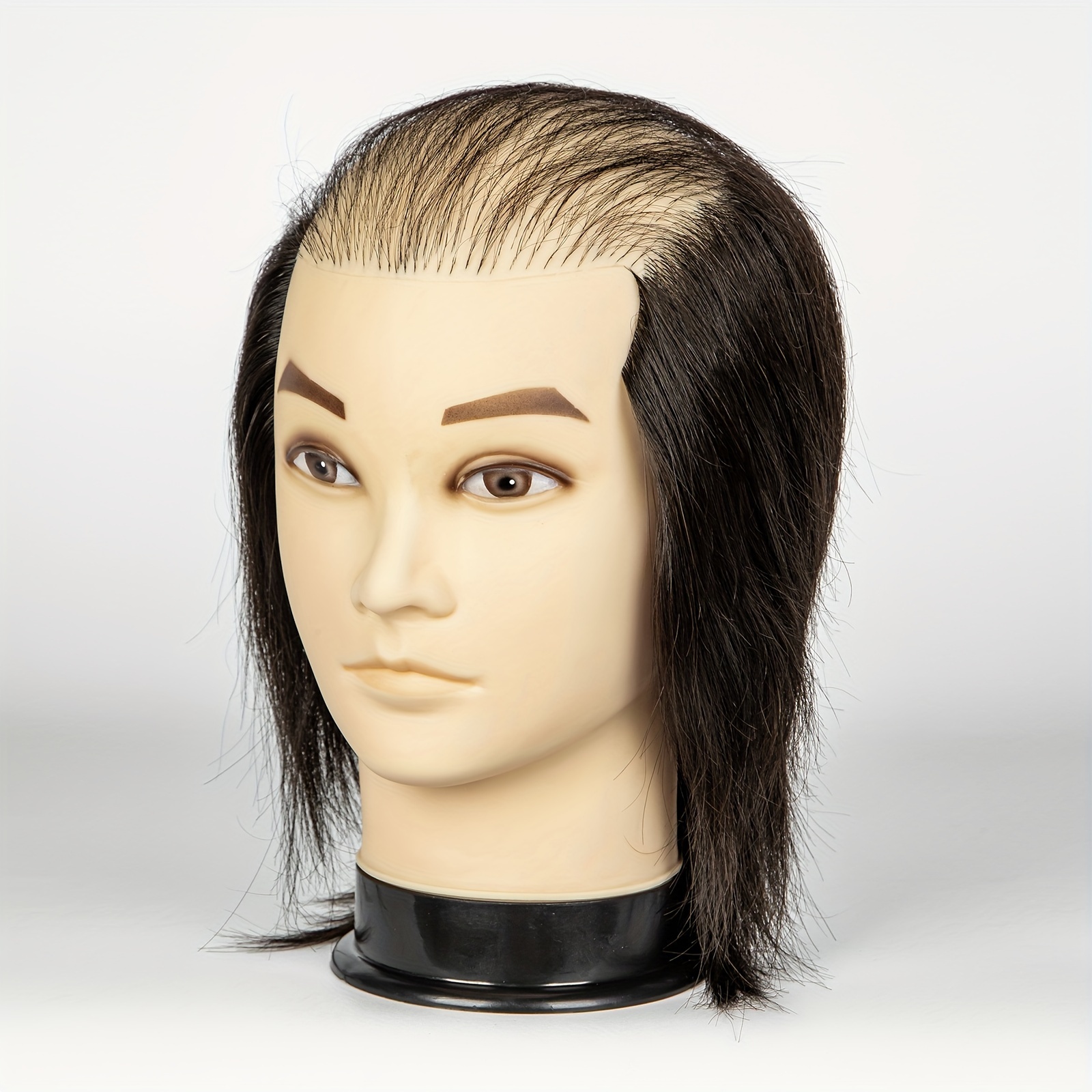 Male Bald Mannequin Head With Hair Mannequin Head Men's - Temu