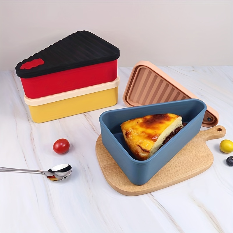 Silicone Pizza Box with Lid Reusable Silicone Pizza Slice