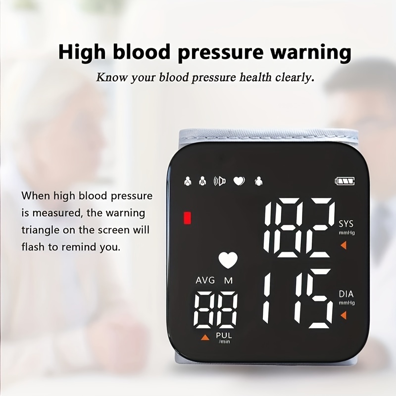 1pc Wrist Blood Pressure Monitor Ck W118 High - Temu