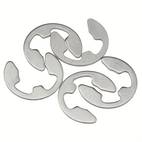 200pcs 304 stainless steel e clip washer assortment kit circlip retaining ring for shaft fastener m1 5 m10 kit