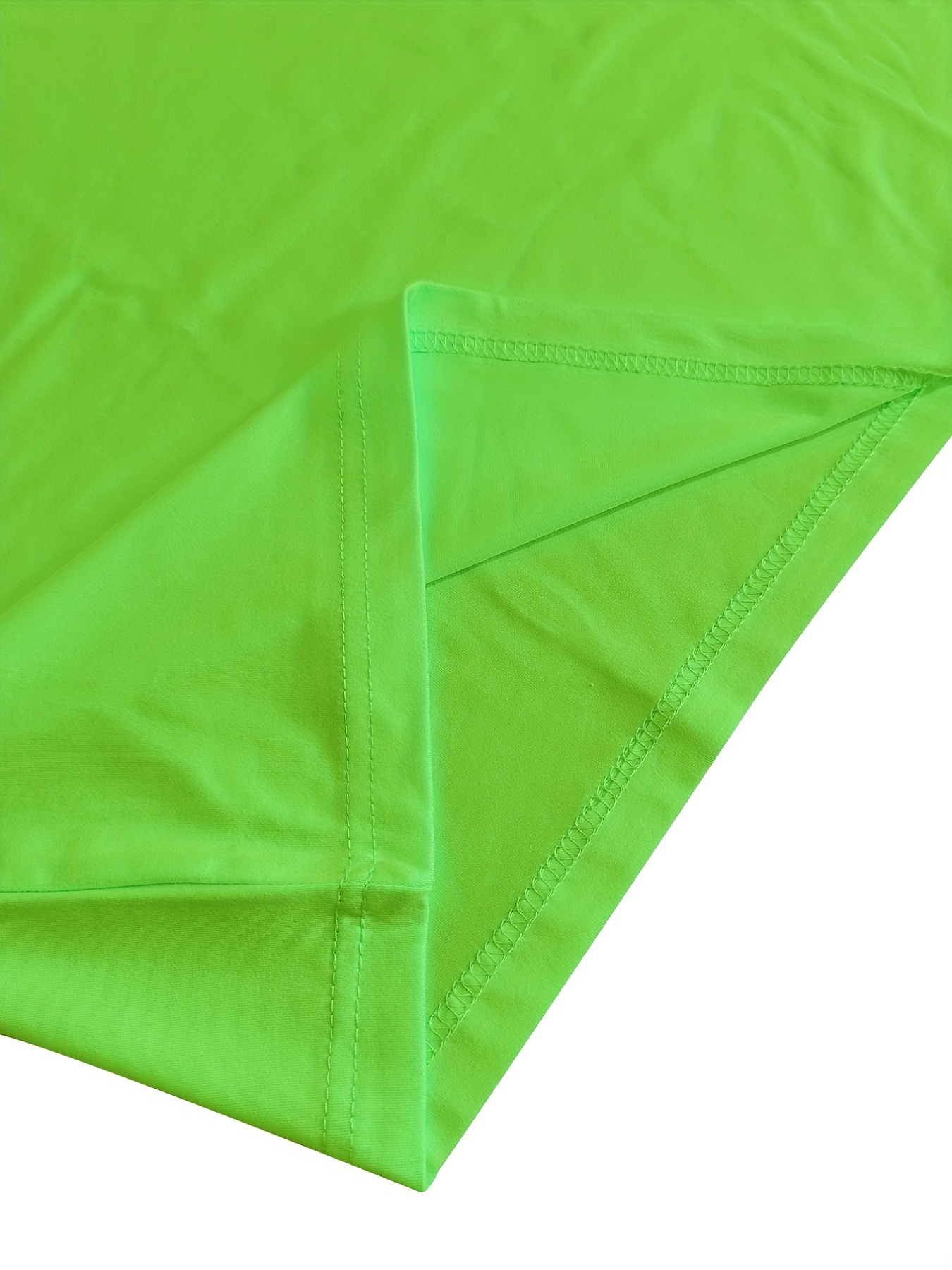 Plus Size Basic T-shirt, Women's Plus Plain Short Sleeve Round Neck Medium Stretch T-shirt