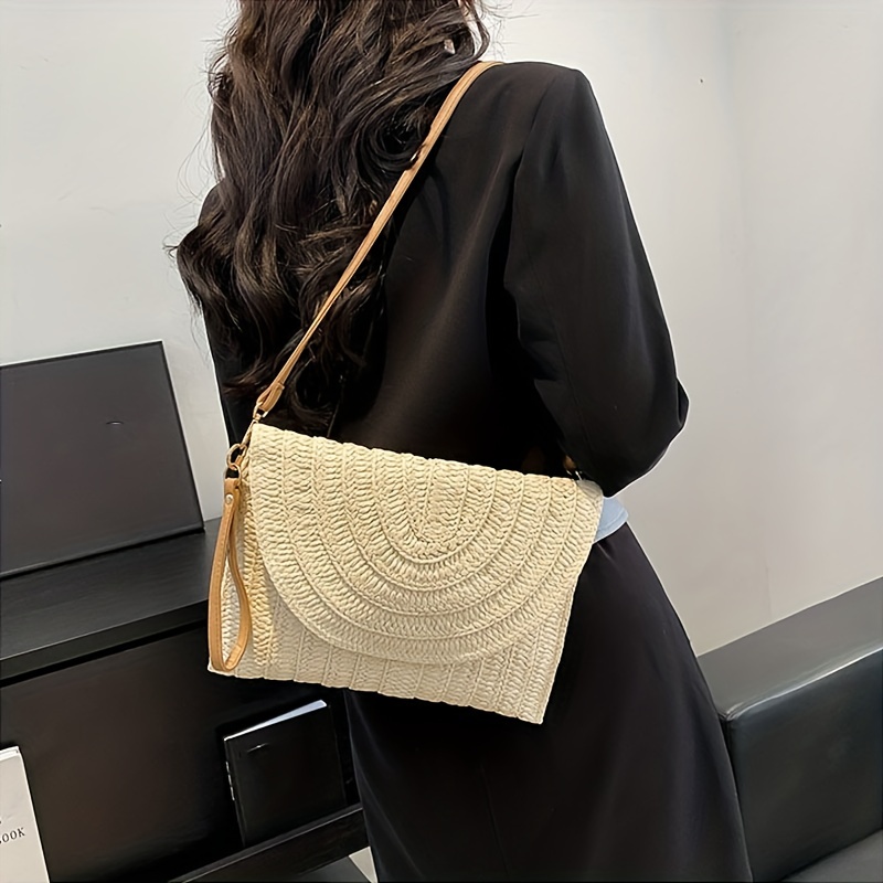Straw Shoulder Bag, Designer Handbags, Braided Bag Woman