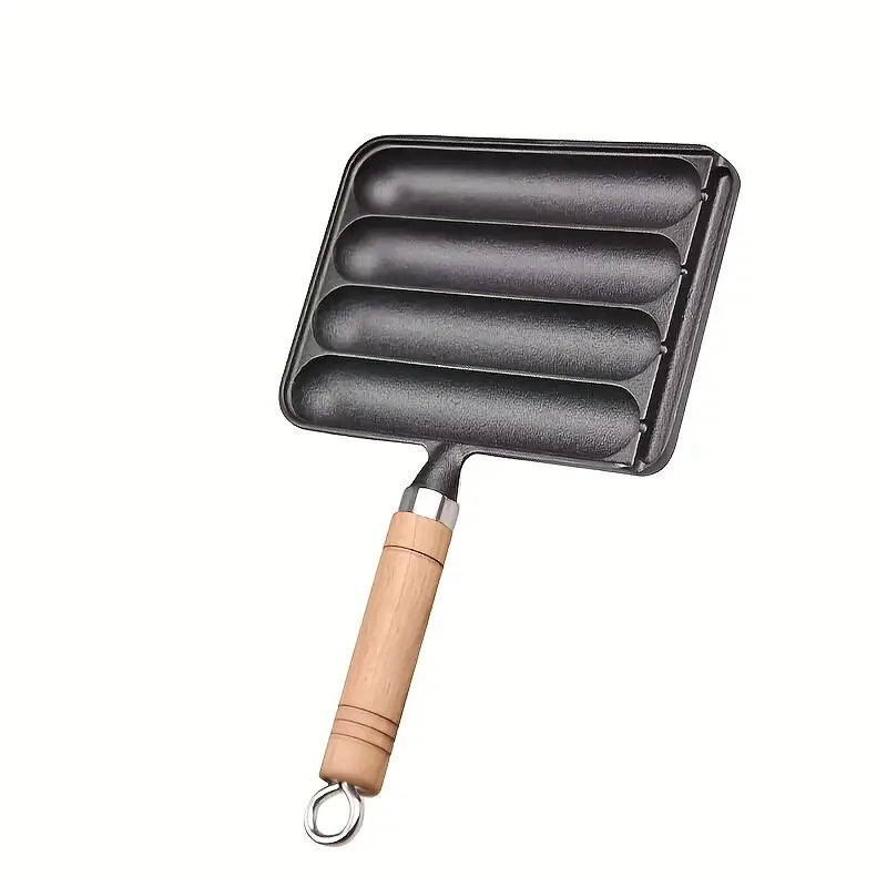 Cast Iron Sausage Pot, Square Baking Pan, Suitable For Kitchen And