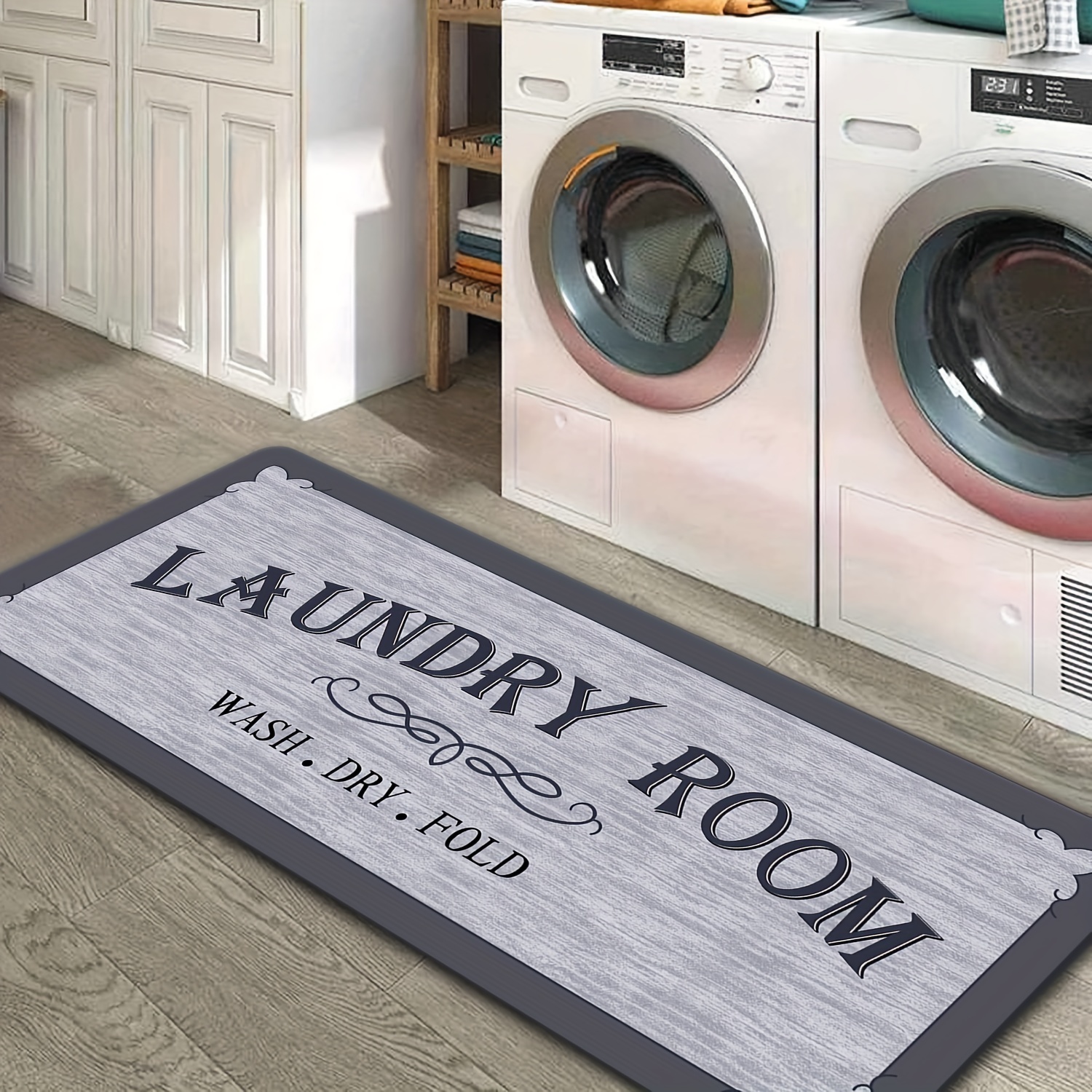 Water Absorbent Non slip Laundry Room Rug Machine Washable - Temu