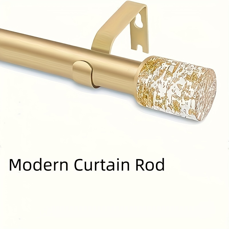 Modern 60 Shower Curtain Rod and Brackets