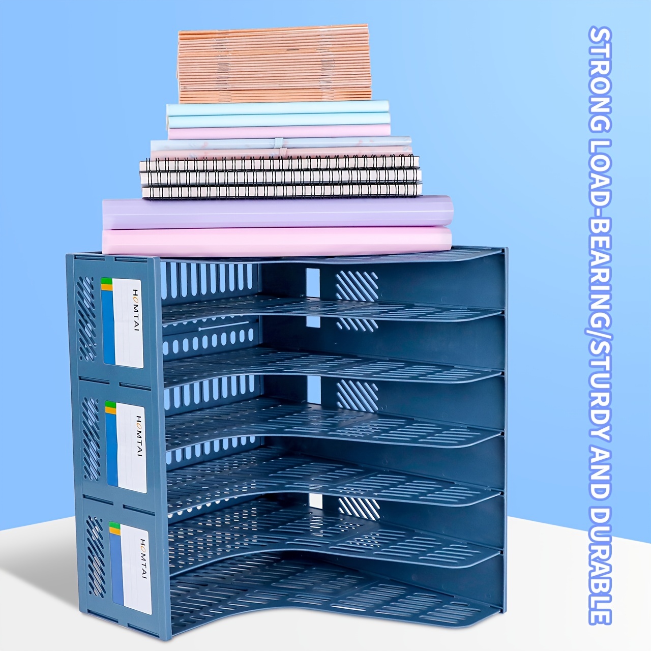 Multifunctional Shelves Books Storage Shelf Desktop File A4 Paper