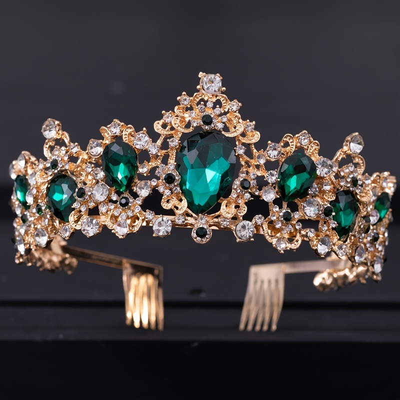 Find A Wholesale pageant crown and tiara green For Glamor And Style 