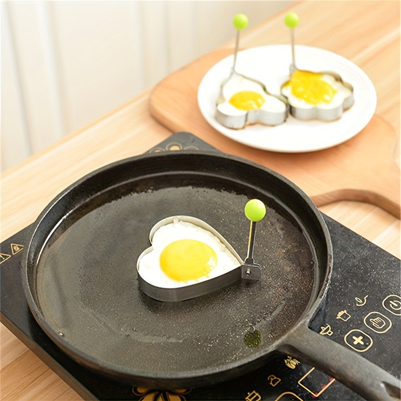 Egg Ring Molds for Cooking - 5Pcs Stainless Steel Ring Mold Egg