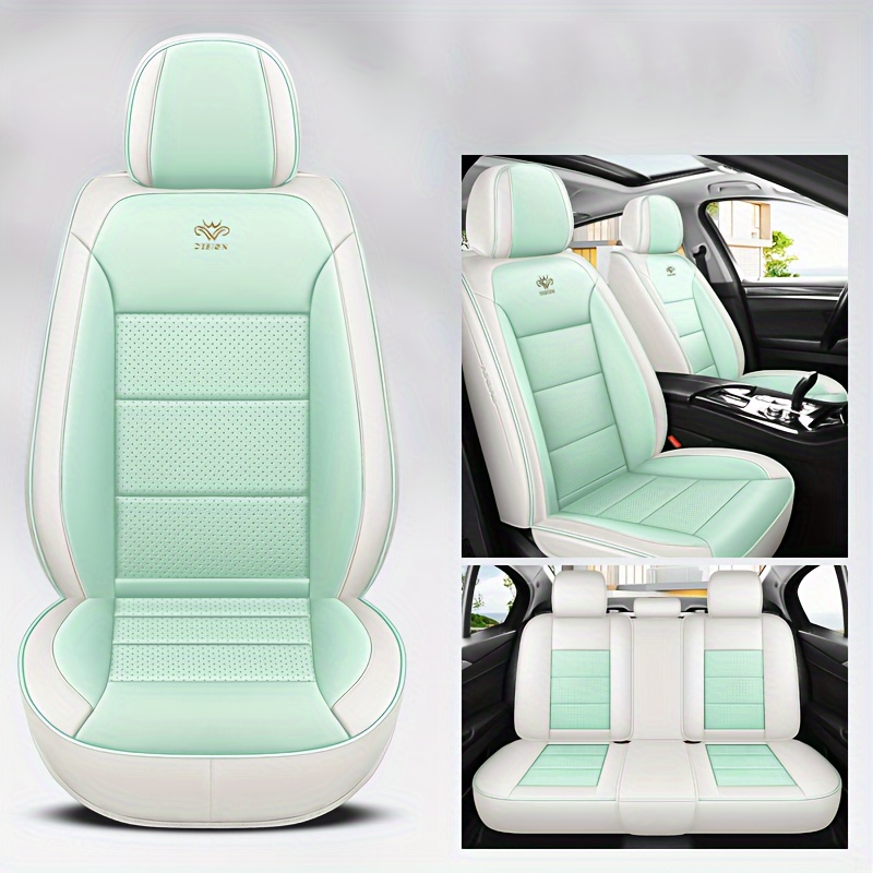 2024 new all     leather car seat covers universal fit durable stylish red   for   business casual use vehicle interior upgrade sleek car accessory   material