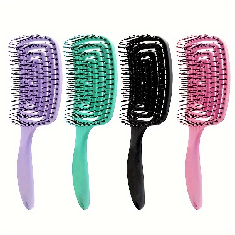 

Hair Brush Hair Comb Detangling Women Wet Massage Comfortable Use Curly Hairdressing Salon Professional Hair Styling Practical Hair Care Tool