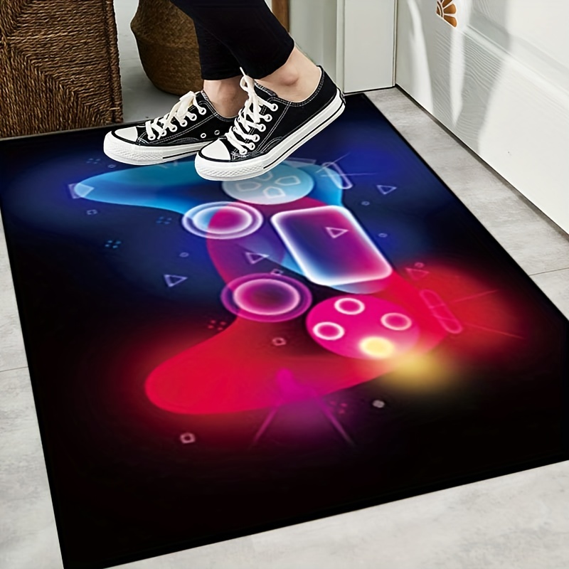 Modernas alfombras 3D para el hogar, textura de pantalla LED, pantalla LCD,  monitor analógico, efecto diodo electrónico, alfombras antideslizantes de