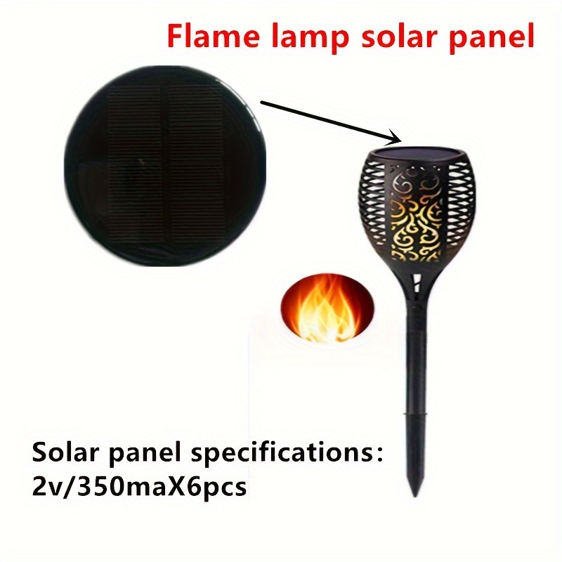 1pc Luz De Enchufe Solar Para Tierra 3 Colores Tres Cabezas - Temu