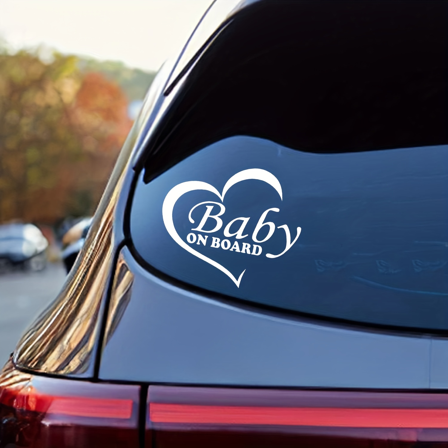 Autocollant bébé à bord Panneaux réfléchissants de voiture de véhicule  Autocollant autocollant pour le conducteur