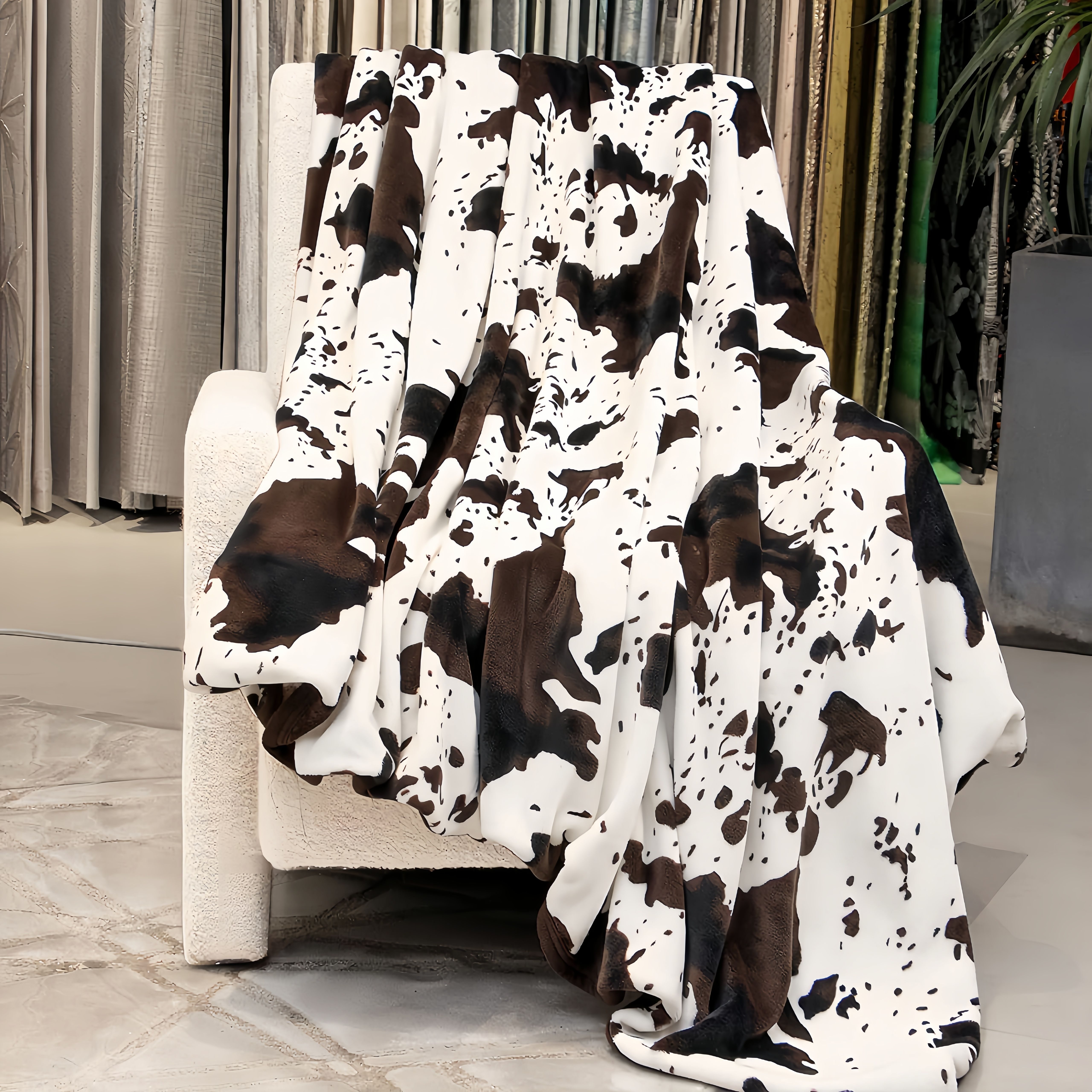 Cow print blanket walmart hot sale