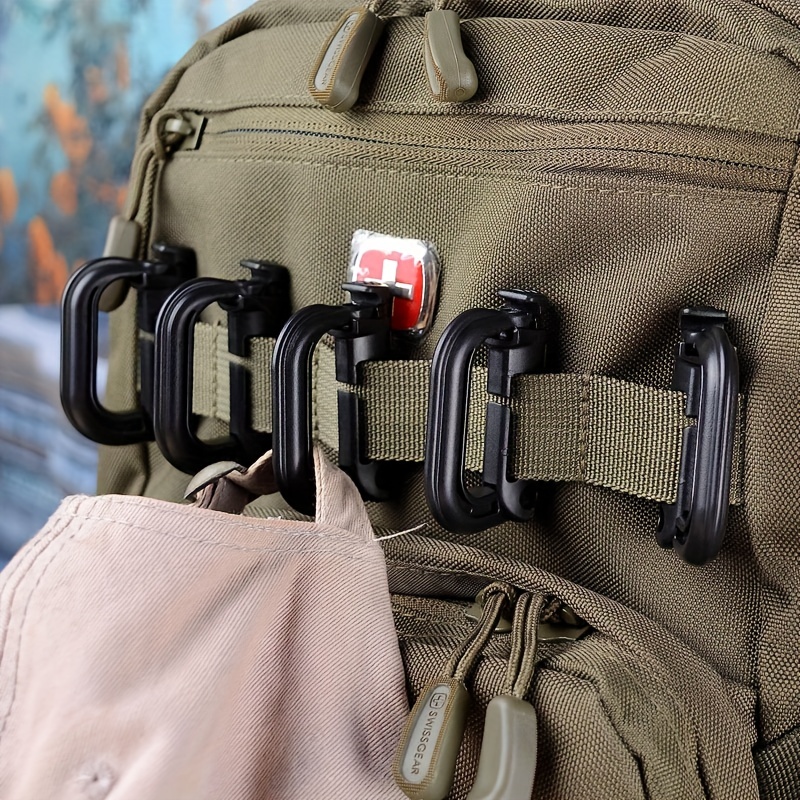 Tactical 360 Rotation D Ring Backpack Strap Buckle Webbing Lock