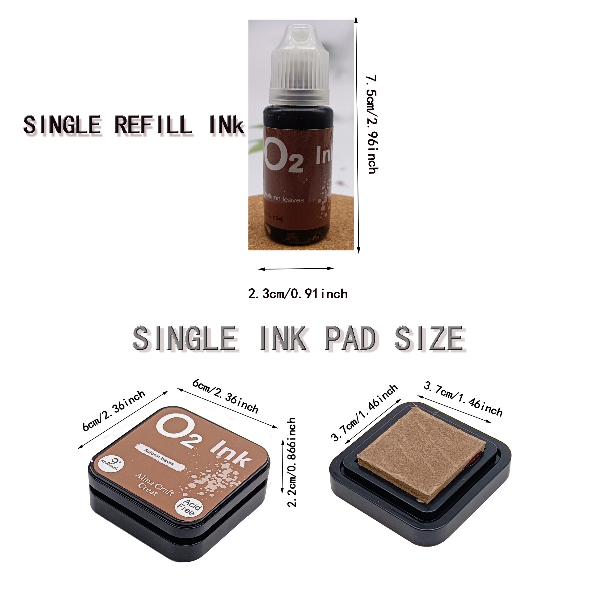 Alinacutle Water reactive Oxide Ink Pads O2 Ink Pad Stamping - Temu