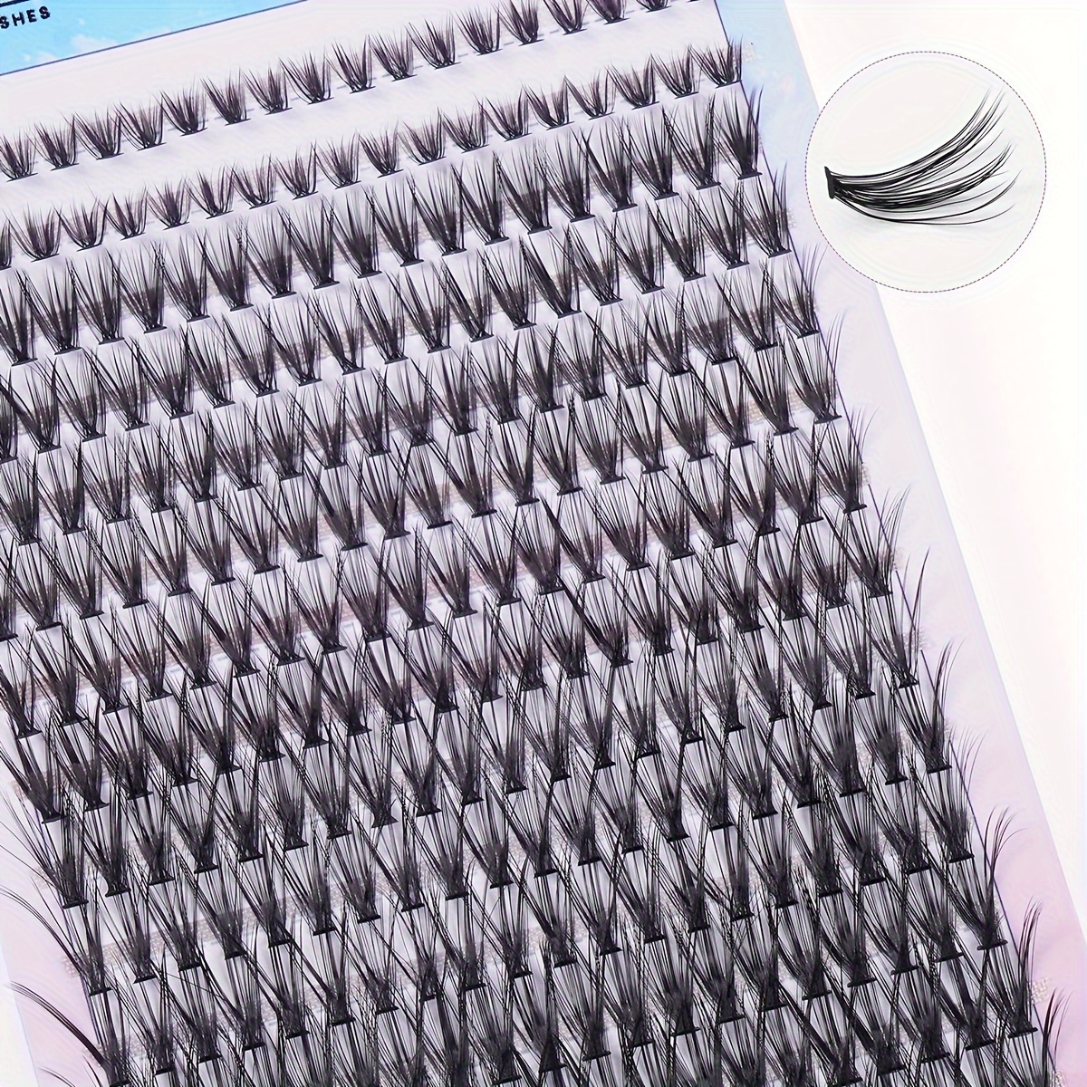 

280pcs Fishtail Type Grafting False Eyelashes 8~ 16mm, Eyelashes Extension Set For Natural Vivid Eye Makeup