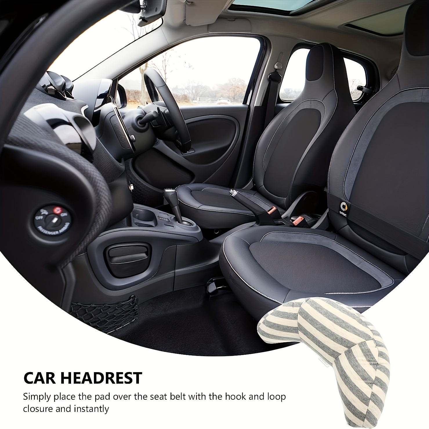 Acheter Oreiller de cou de voiture utile en forme d'os, oreiller d'appui- tête de voiture résistant à l'usure, coussin d'oreiller universel pour siège  Auto, oreiller d'appui-tête de voiture