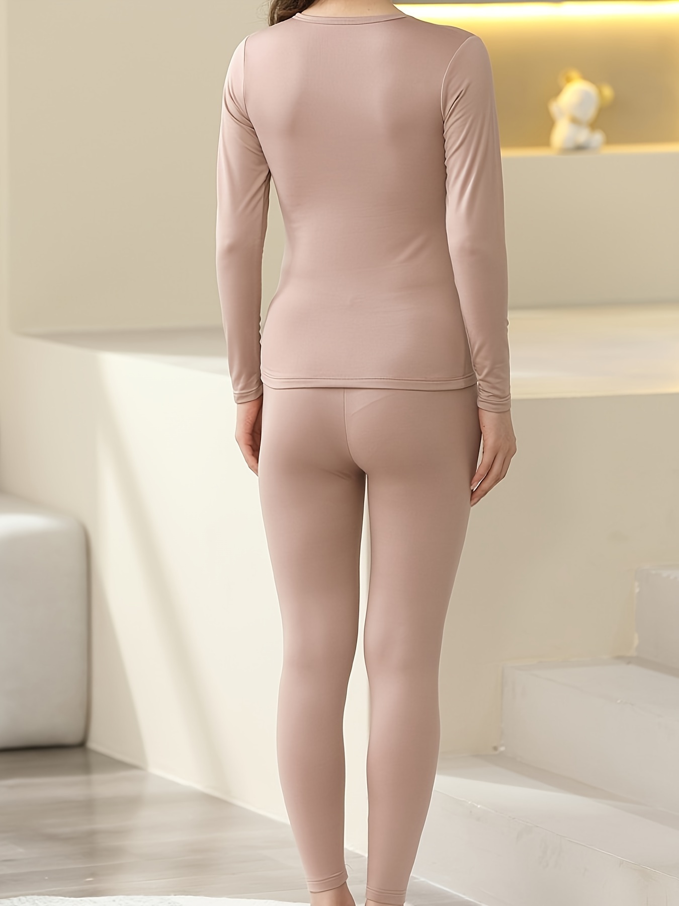 Cozy Slim Women's Seamless Thermal Underwear Set Stay Warm - Temu Republic  of Korea