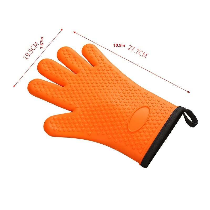 Mini guantes para horno, paquete de 2 guantes de horno pequeños resistentes  al calor 300 ºF, soporte para ollas, salvamanteles de algodón de neopreno
