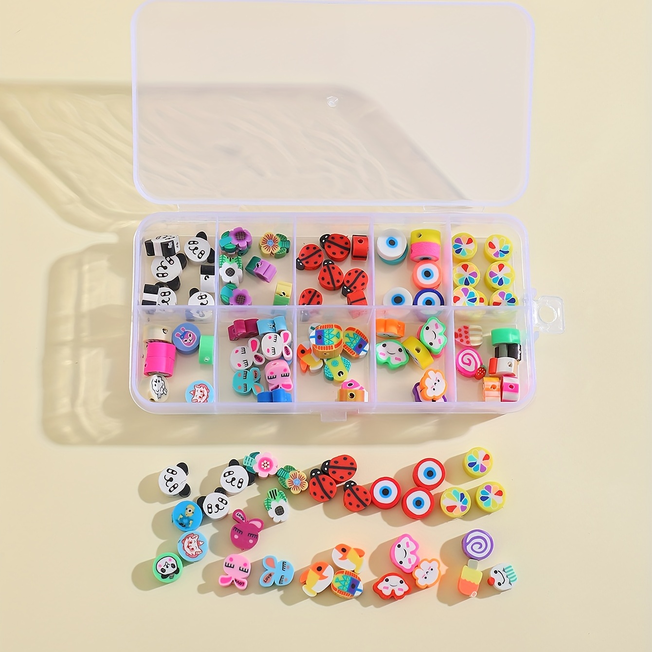 Mixed Color Plastic Boho Style Cartoon Mixed Style Loose Beads