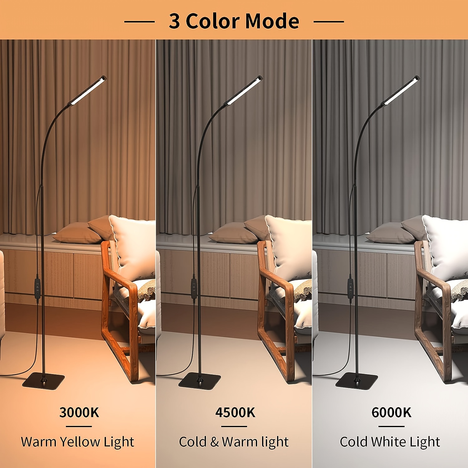 1pc LED White Light Clip Long Arm Table Lamp For Nail Art Lighting, Beauty  Salon
