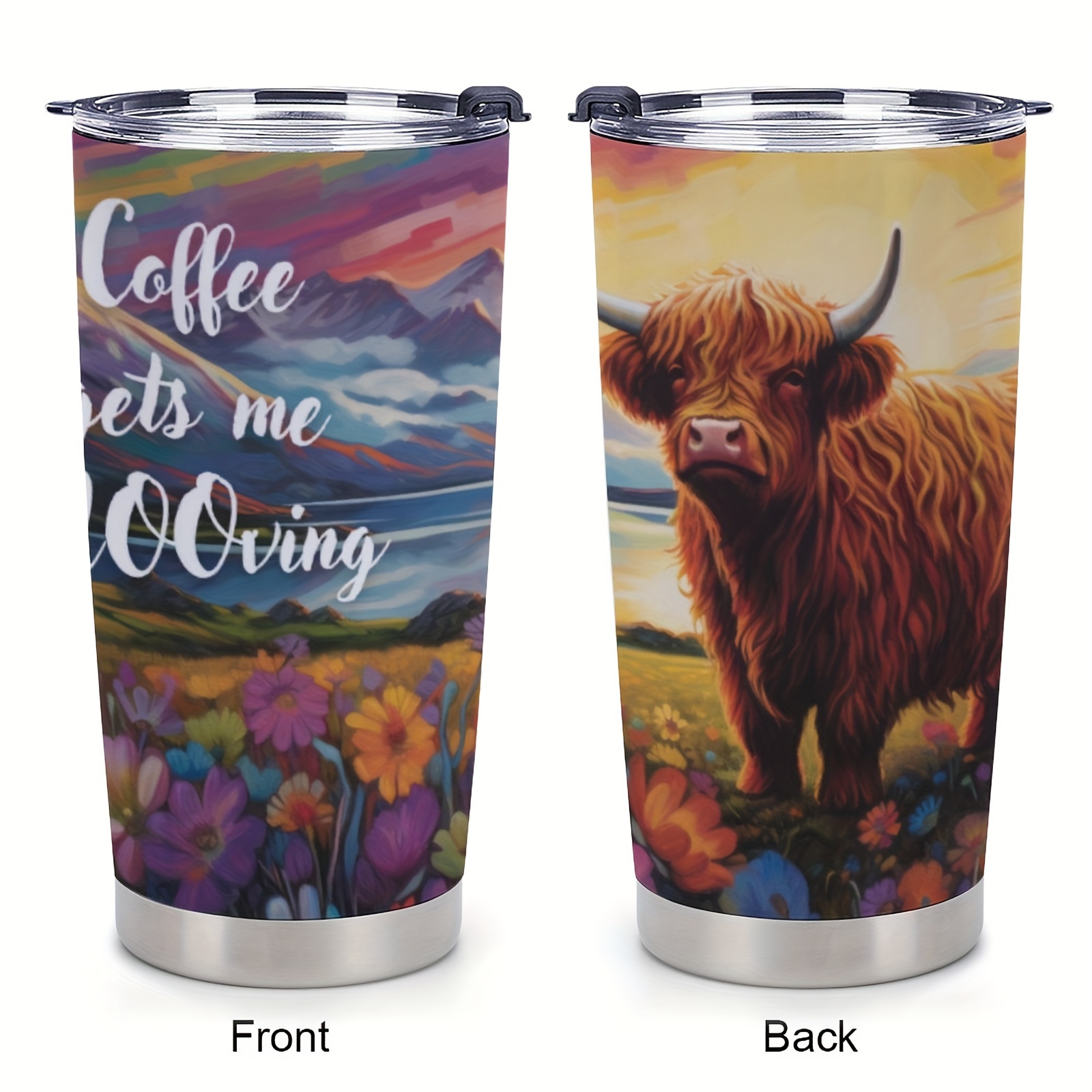 Cow Gifts Cup, Coffee Mugs For Men, Caffee Gets Me Mooving