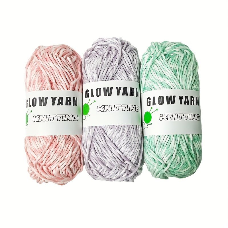Glow In The Dark Yarn Luminous Cotton Yarn Soft And Perfect - Temu
