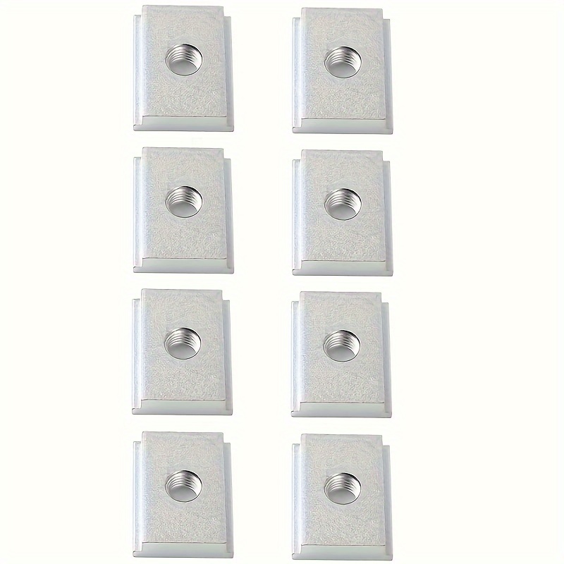 E-shop 8 Stück Aluminiumlegierung T-Nut Schrauben | M6/M8 Gleitschiene, 30/45 Typ Schienen, Jigs Schrauben Slot Befestigung für
