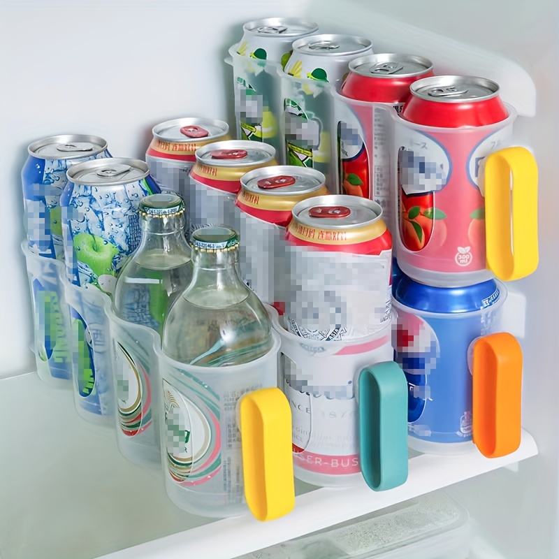 BingoHive Rolling Soda Can Organizer for Refrigerator Can Dispenser for  Beer Soda Seltzer Pop Can Soda Organizer for 10 Standard Size 11.15oz or  12oz