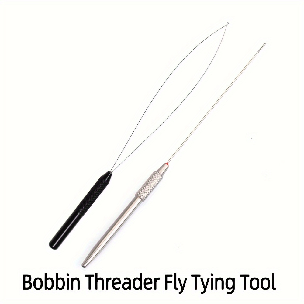 1pc Stainless Steel Fly Tying Bobbin Threader, Quick And Easy Threading  Tool For Tying Streamer Midges Nymphs Dry Wet * Fly Tying Tool