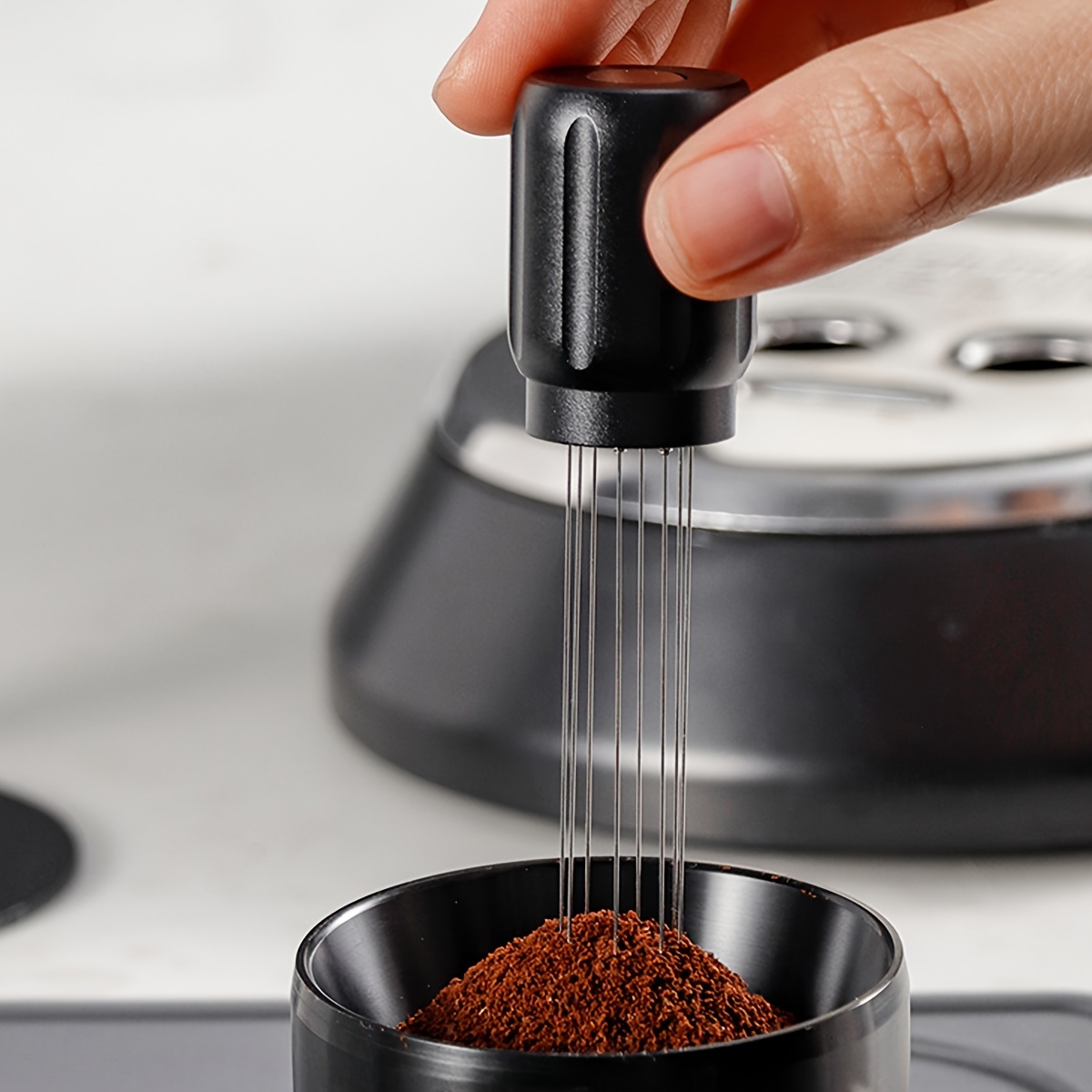 Espresso Coffee Stirrer, 8 Needles Espresso Stirrer With Natural Wood  Handle, Espresso Accessories