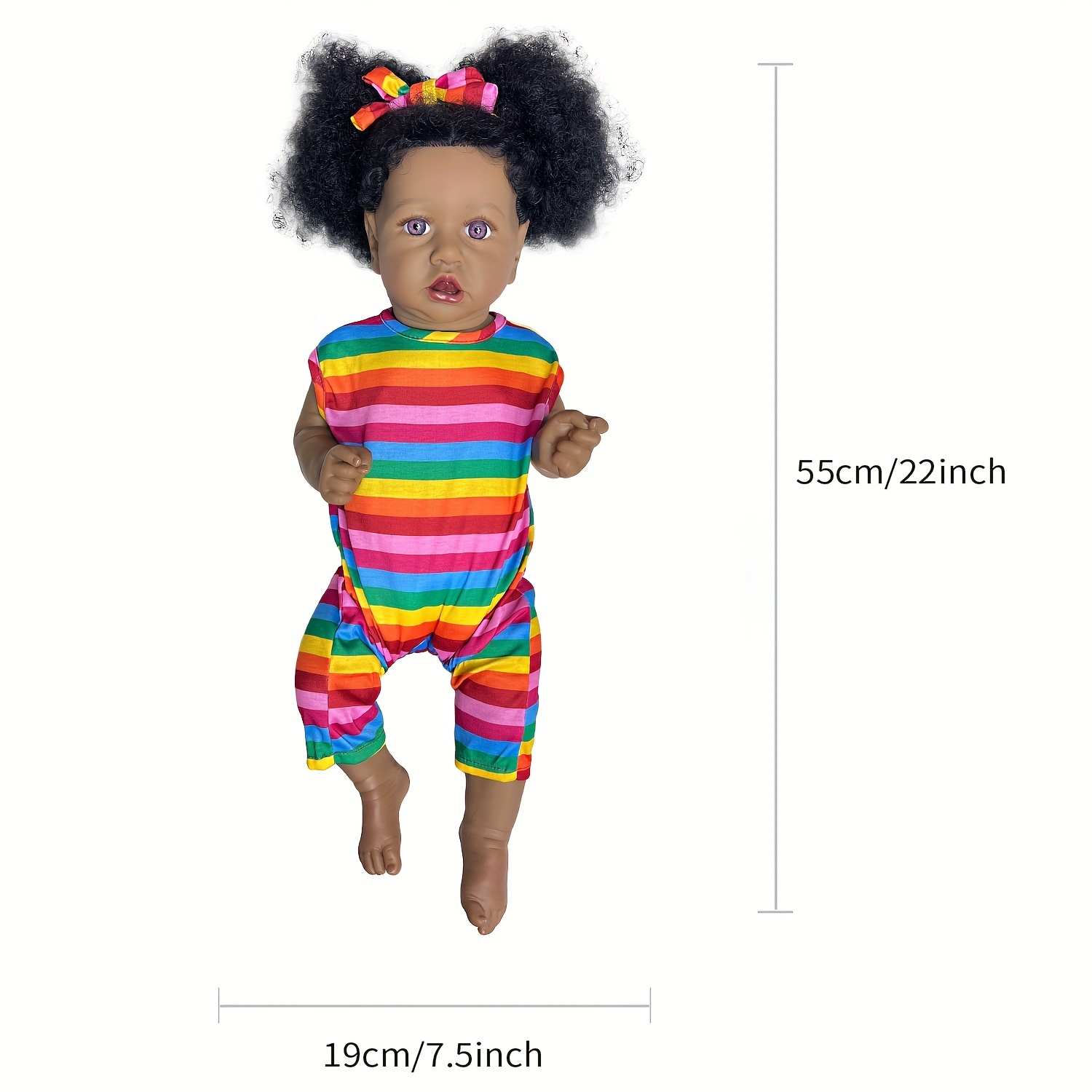 Reborn Baby Dolls African American Silicone Limbs Realistic - Temu