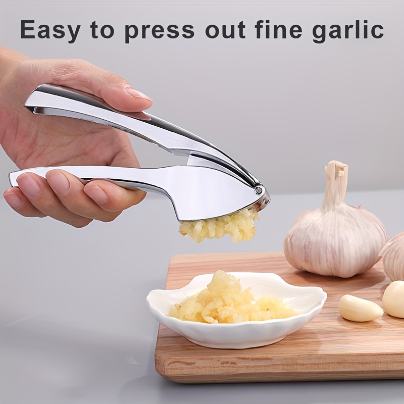 Stainless Grade Garlic Press Professional Crusher Steel Easy To Use And  Clean