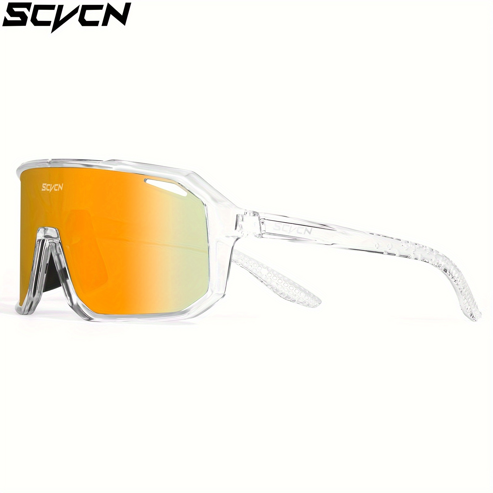 Scvcn 1 Lens Bike Sunglasses Men Women Ideal Cycling Running