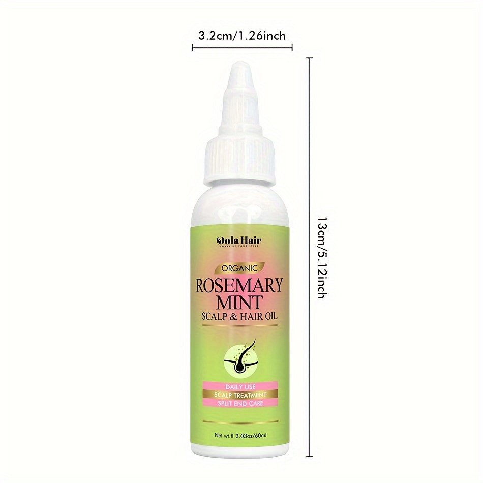 Rosemary Mint Scalp And Hair Strengthening Oil Hair Care - Temu