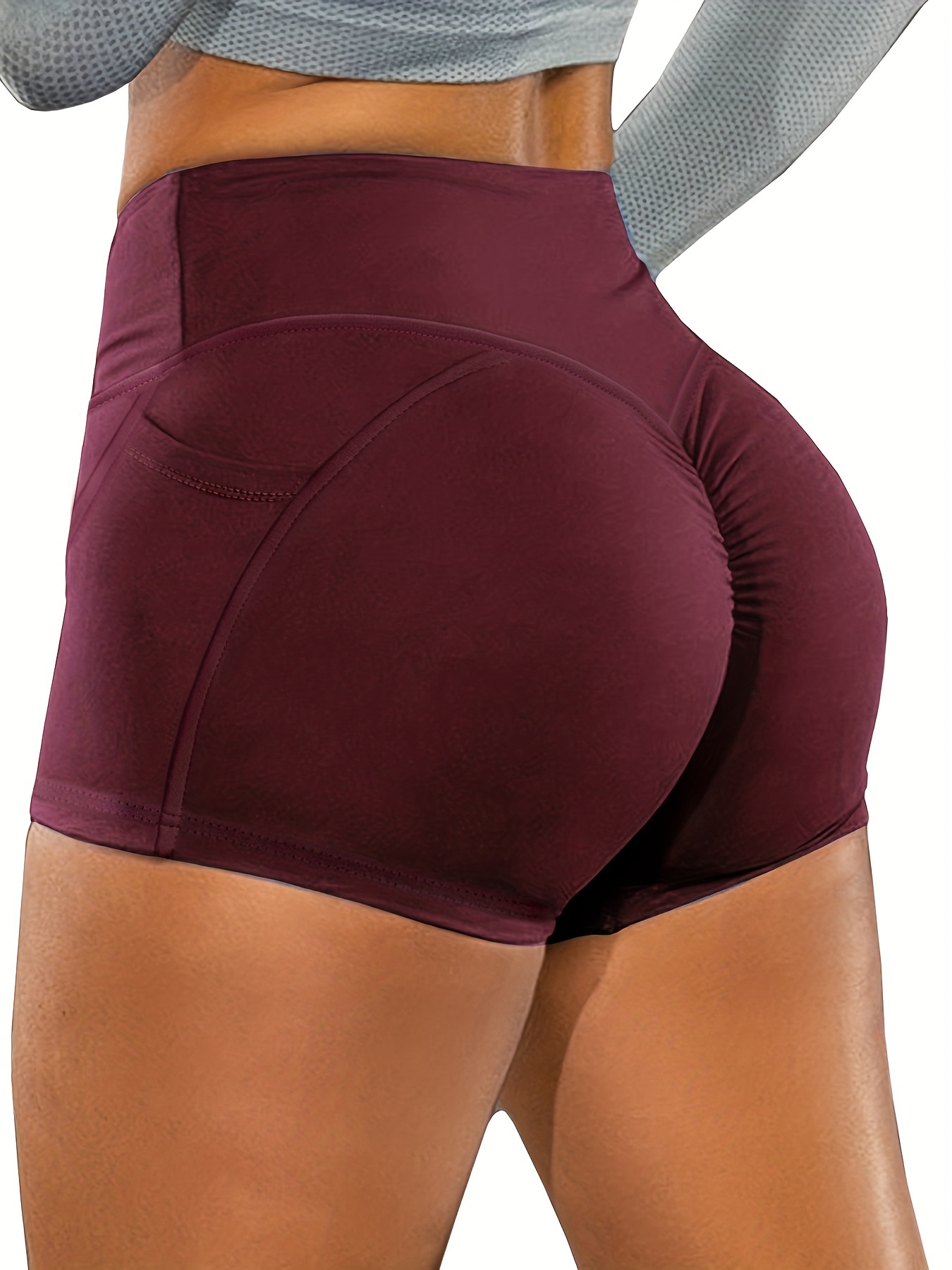 2 PACK Scrunch Bum Shorts With Pockets
