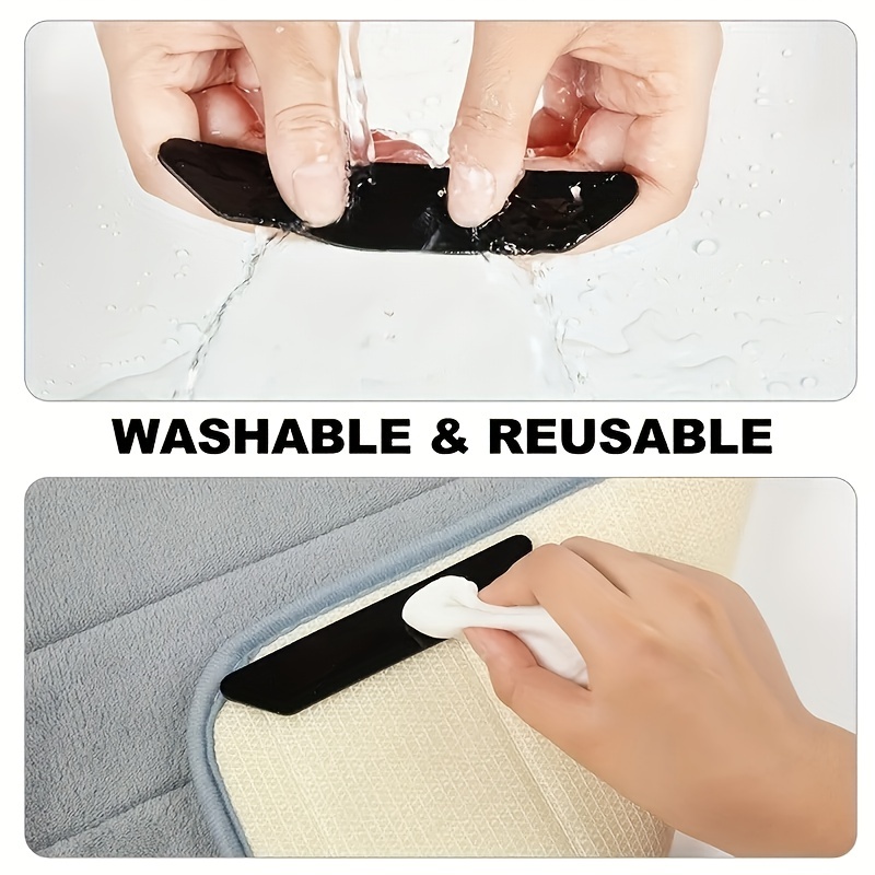 10pcs Rug Gripper Tape Non Slip Rug Pads Double Sided Rug Stickers