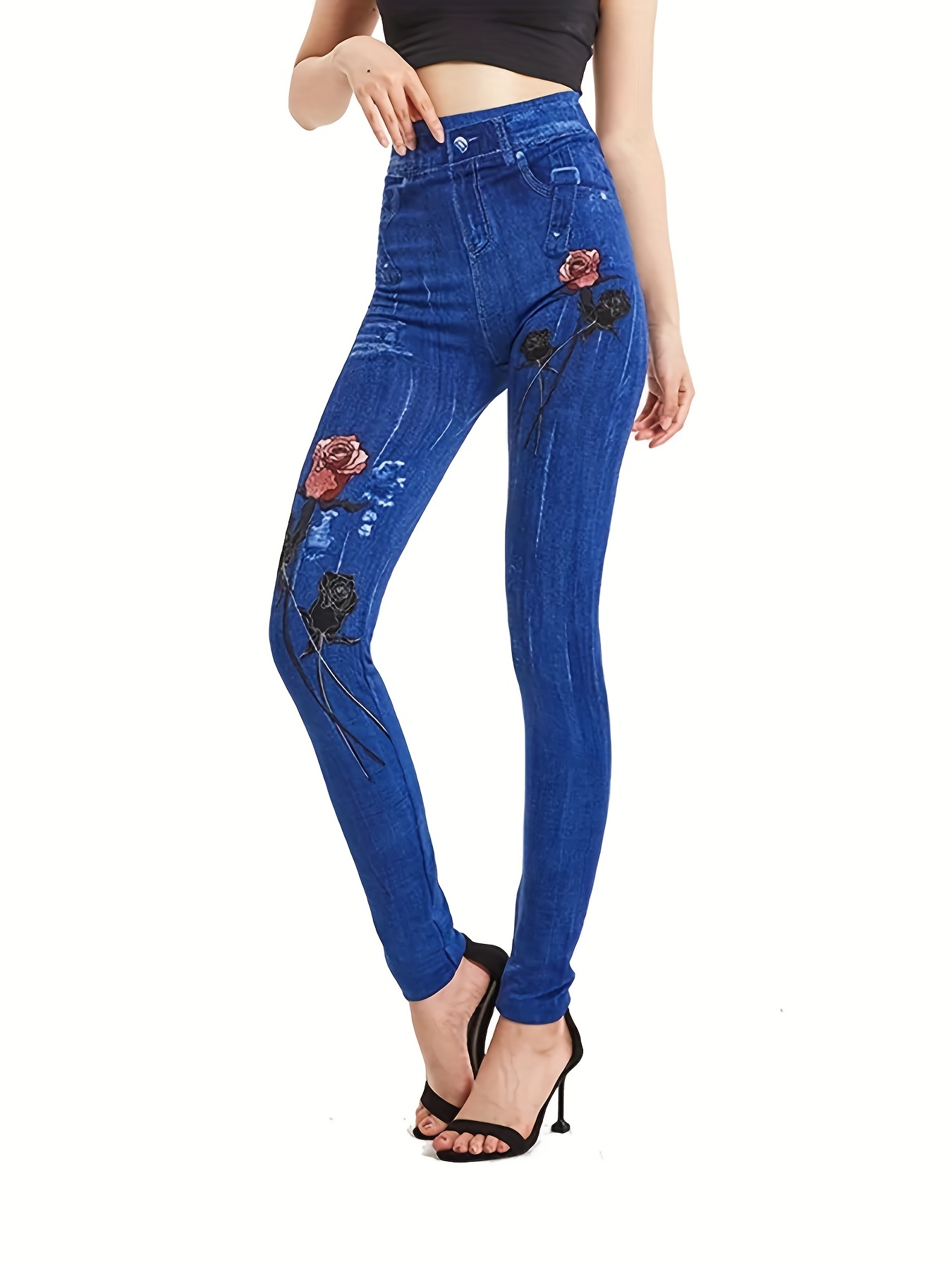 High-Waisted Jeggings