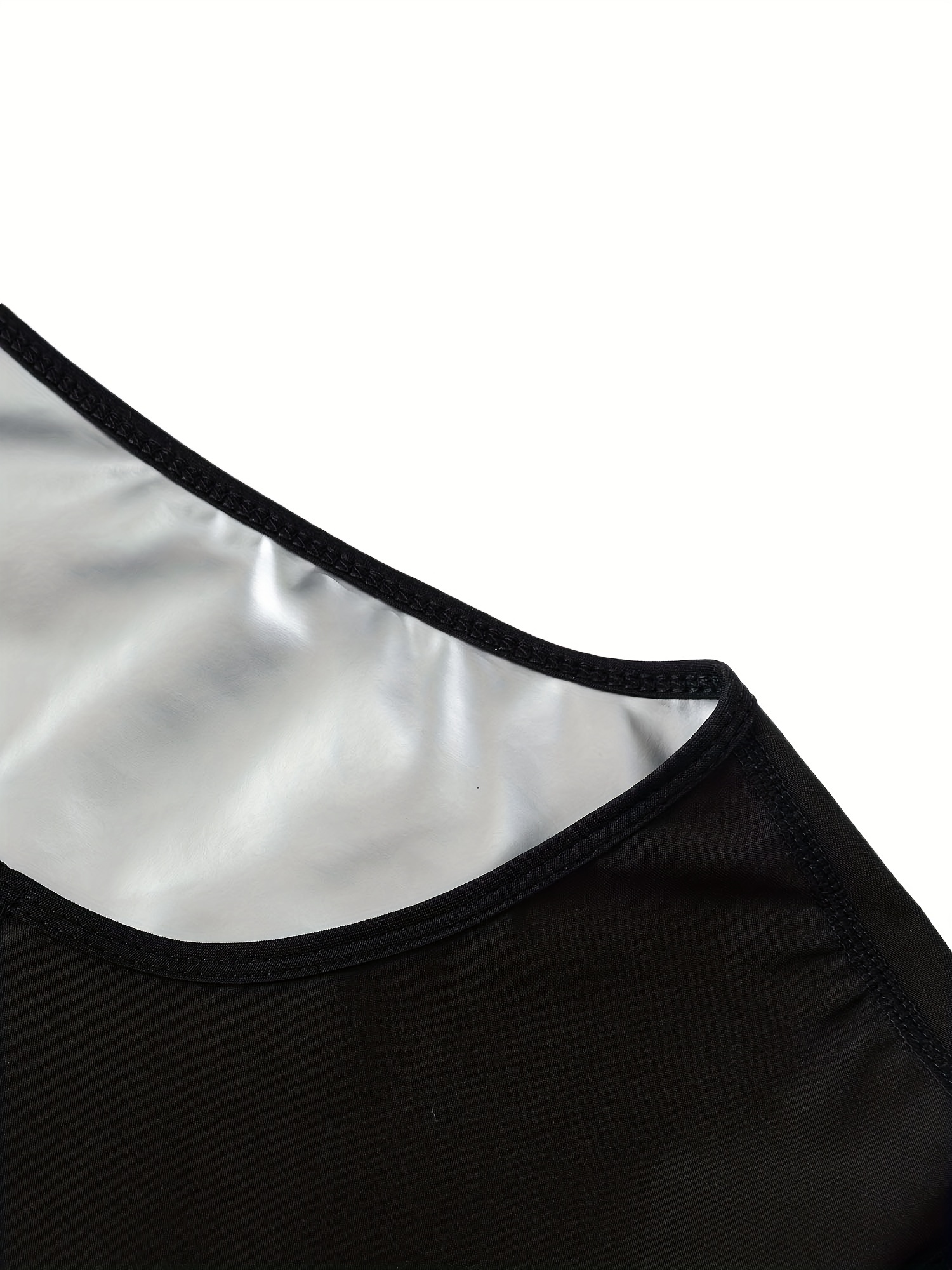 Men's Sweat Sauna Vest Athletic High Stretch Zip Body Shaper - Temu