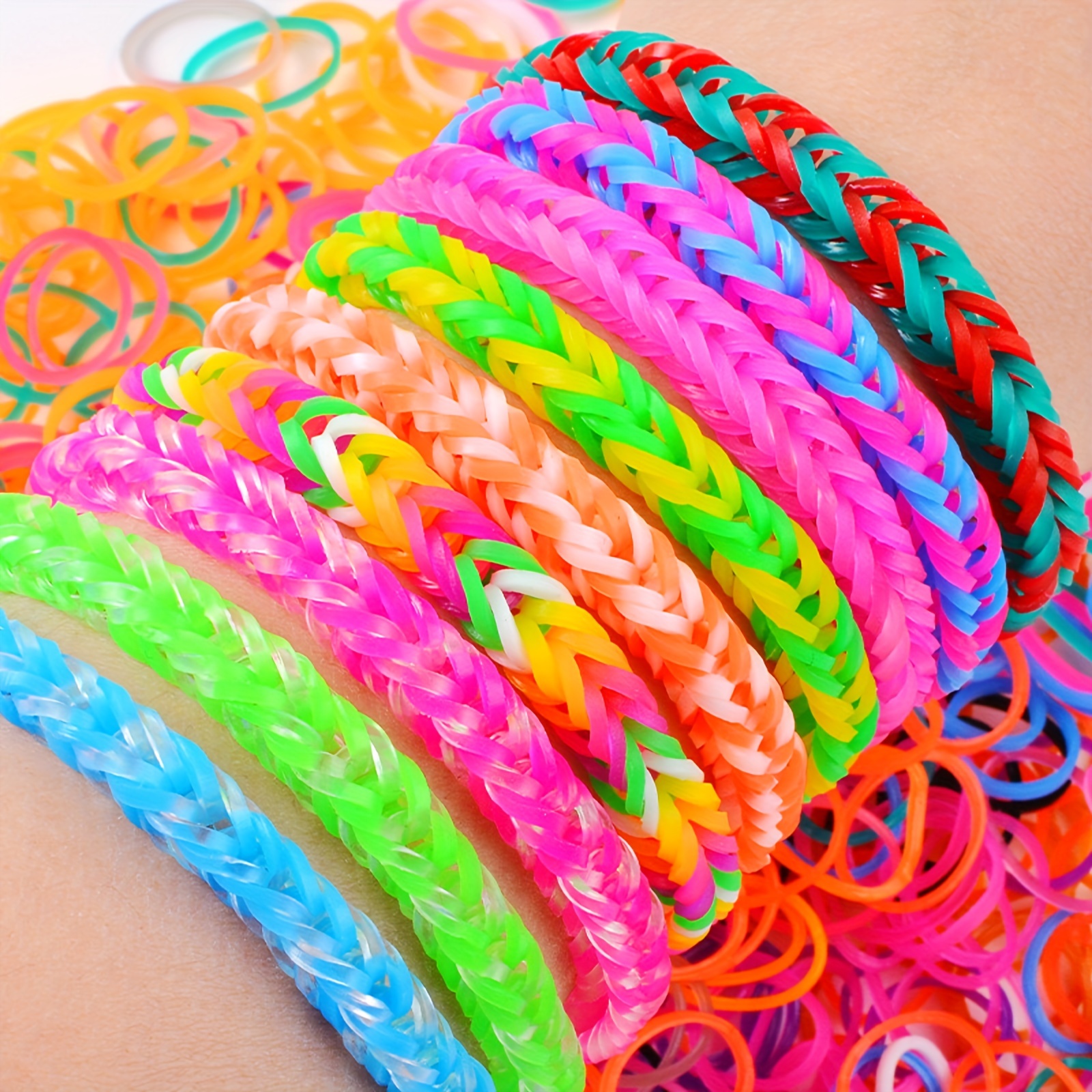 Rubber Band Bracelet, How To Make A Colorful Bracelet With Rubber Bands
