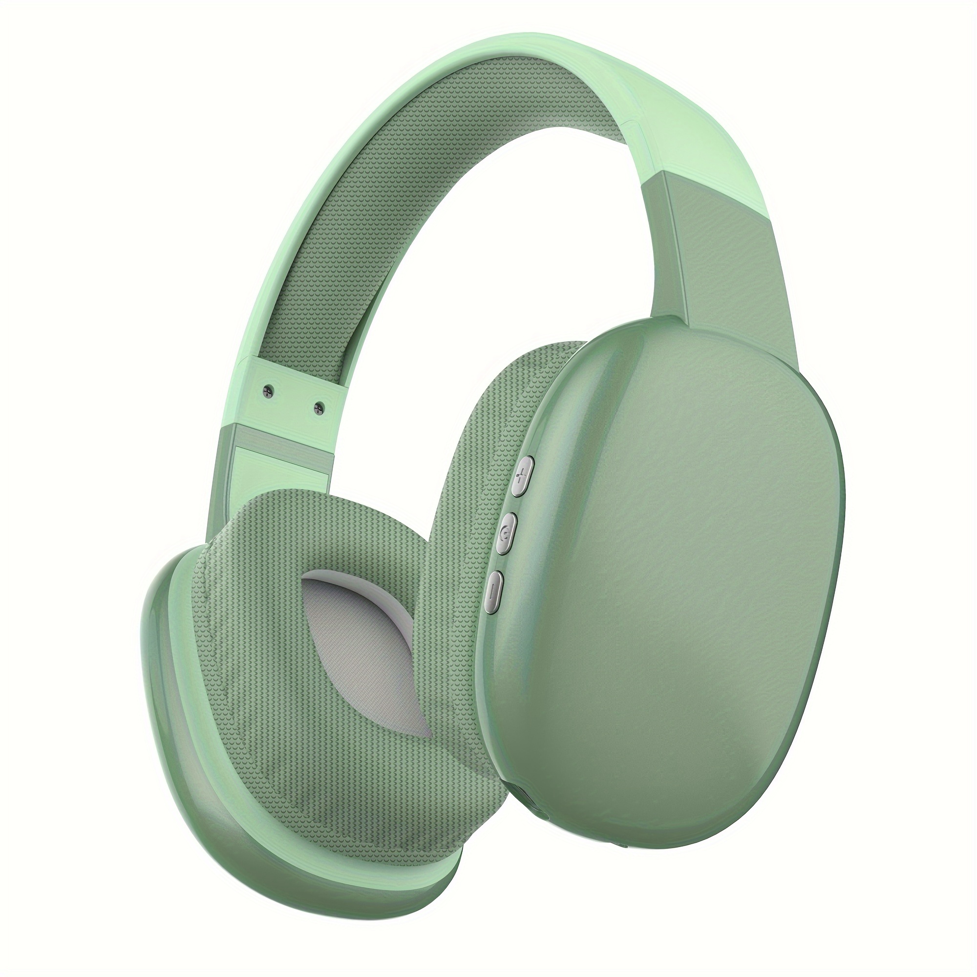 P3 Wireless 5.0 Super Bass HIFI Casque de jeu stéréo avec microphone,  support TF / FM / AUX (vert)