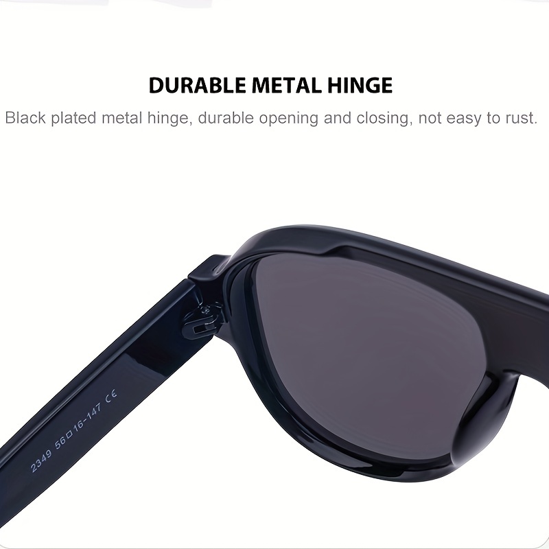 Men's Fashion Anti-uv Glasses Business Sunglasses High-quality Black  Sunglasses Leopard Print Casual High-quality Glasses Packaging Of High-end Glasses  Box - Temu