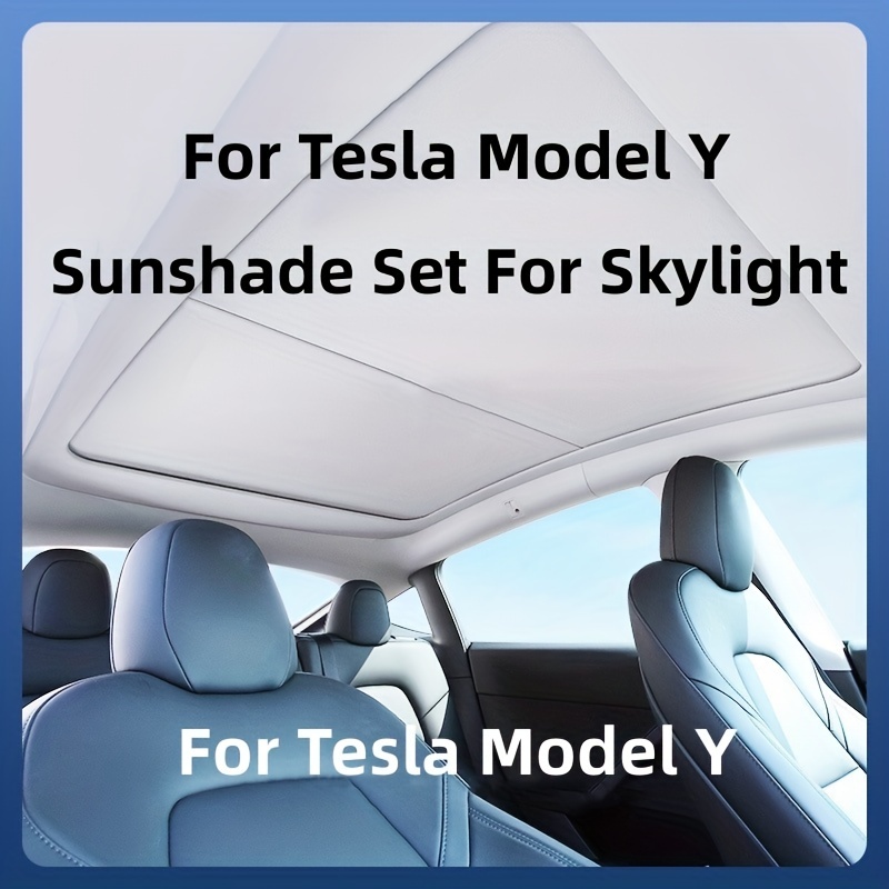 For Model Y Sunshade Sunroof Shade 2022 2021 Won't Sag Sunshade Heat  Isolate Sun Shade Fit Model Y